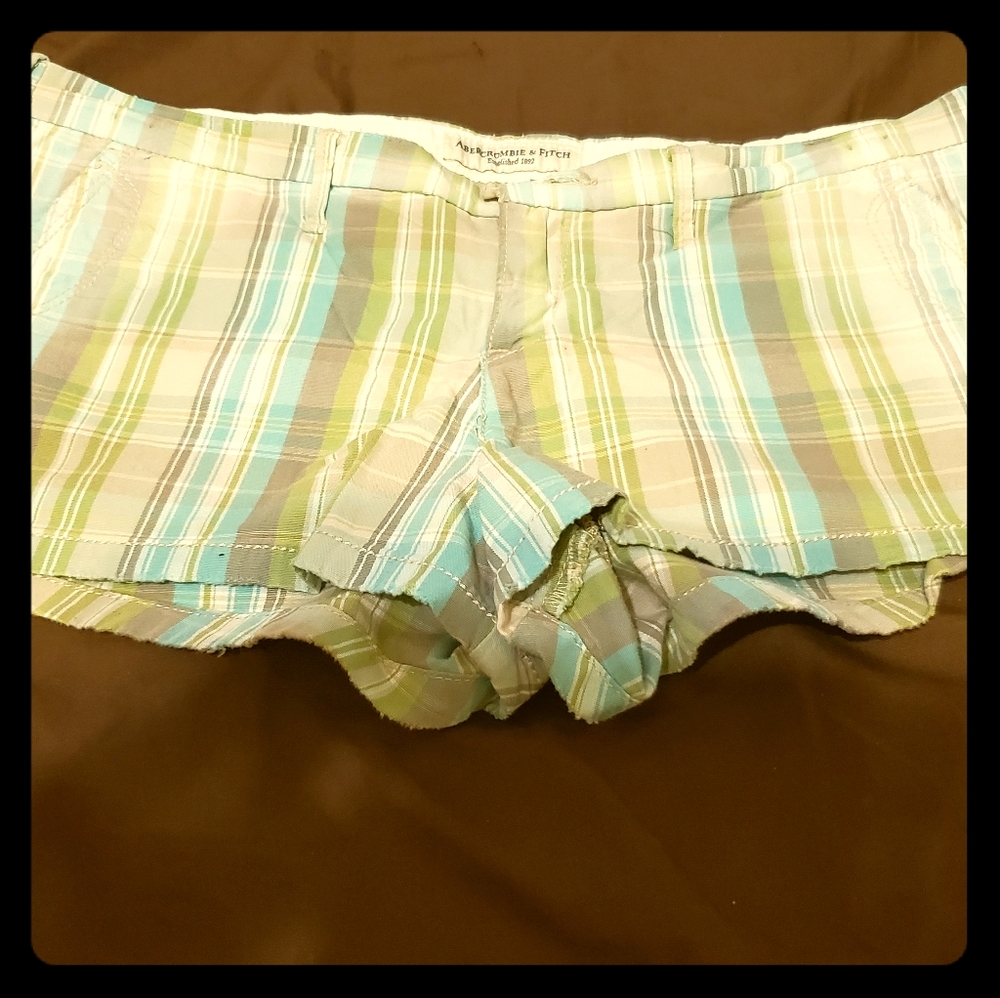 Abercrombie plaid shorts sz. 8